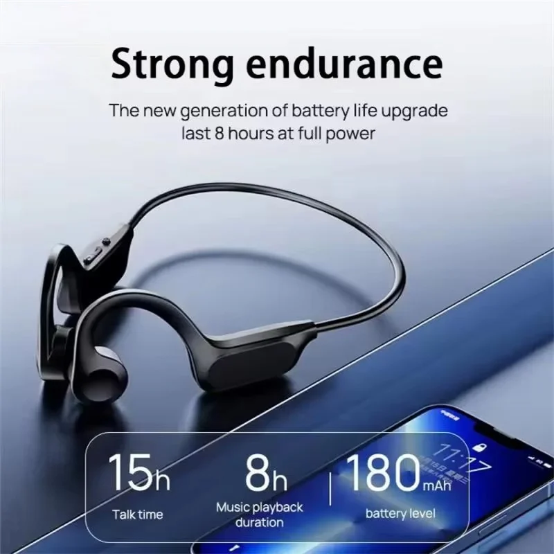 X7 Air-conduction Bluetooth Headphones V5.3 With Memory Card Slot Digital Display Over-ear Sports Headphones 2026 - Image 6